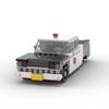 Конструктор MOC 8-сеточный полицейский автомобиль, строительные блоки, сборка своими руками, игрушка-кирпичики для мальчиков