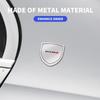 1/2pcs 3D Car Styling Shield Emblem Badge Metal Stickers Decor Decals For Nissan Nismo Qashqai Teana X Trail T32 T31 Tiida Juke