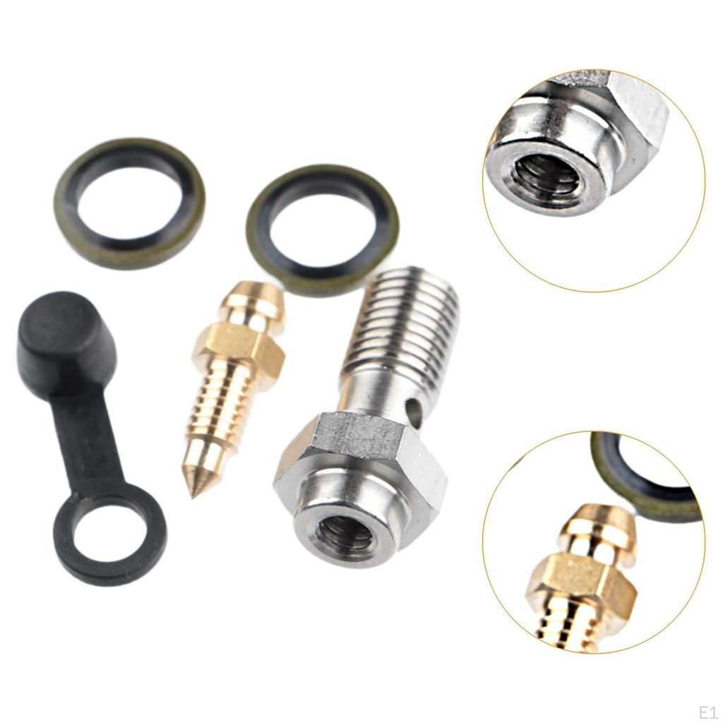 M10 X 1.25mm Banjo Bolt Kit Brake Line Fitting for Motorcycle