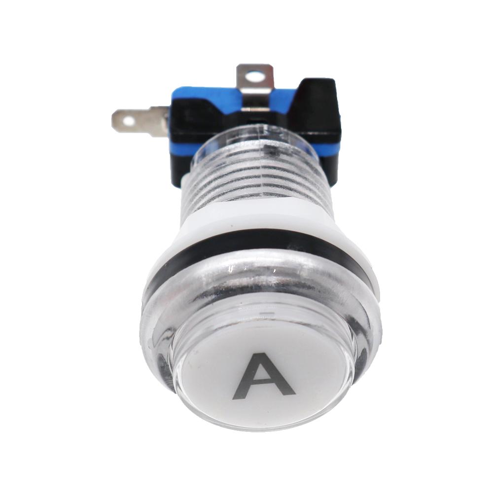 33mm 5V 12V Light Illuminated Push Button For Arcade Game Kit DIY Coin Start Select Pause Exit PS Swing Vending Crane Machine