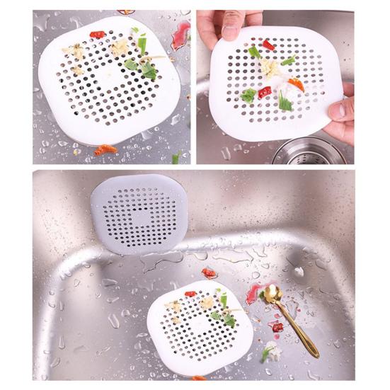 Floor Drain Cover Good Sealing Anti-clogging Suction-up Design Kitchen Floor Deodorant Pad Hair Stopper Bathroom Accessories