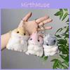 Adorable Plush Hamster Keychain Cute Animal Plush Toy Pendant For Bags And Gifts