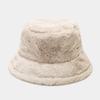 Fashion Solid Colour Fisherman Hat Autumn And Winter Outdoor Warm Plush Basin Hat