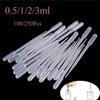 Lab Supplies Transparent Plastic Disposable Dropper Graduated Pipettes Liquid Transfer Pasteur