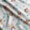 Dog Print,  Cotton Cambric, Quilting Fabric Sold by The Yard 42 Inch Wide, Medium Weight Cotton Fabric, Sewing  Supplies,Beige &