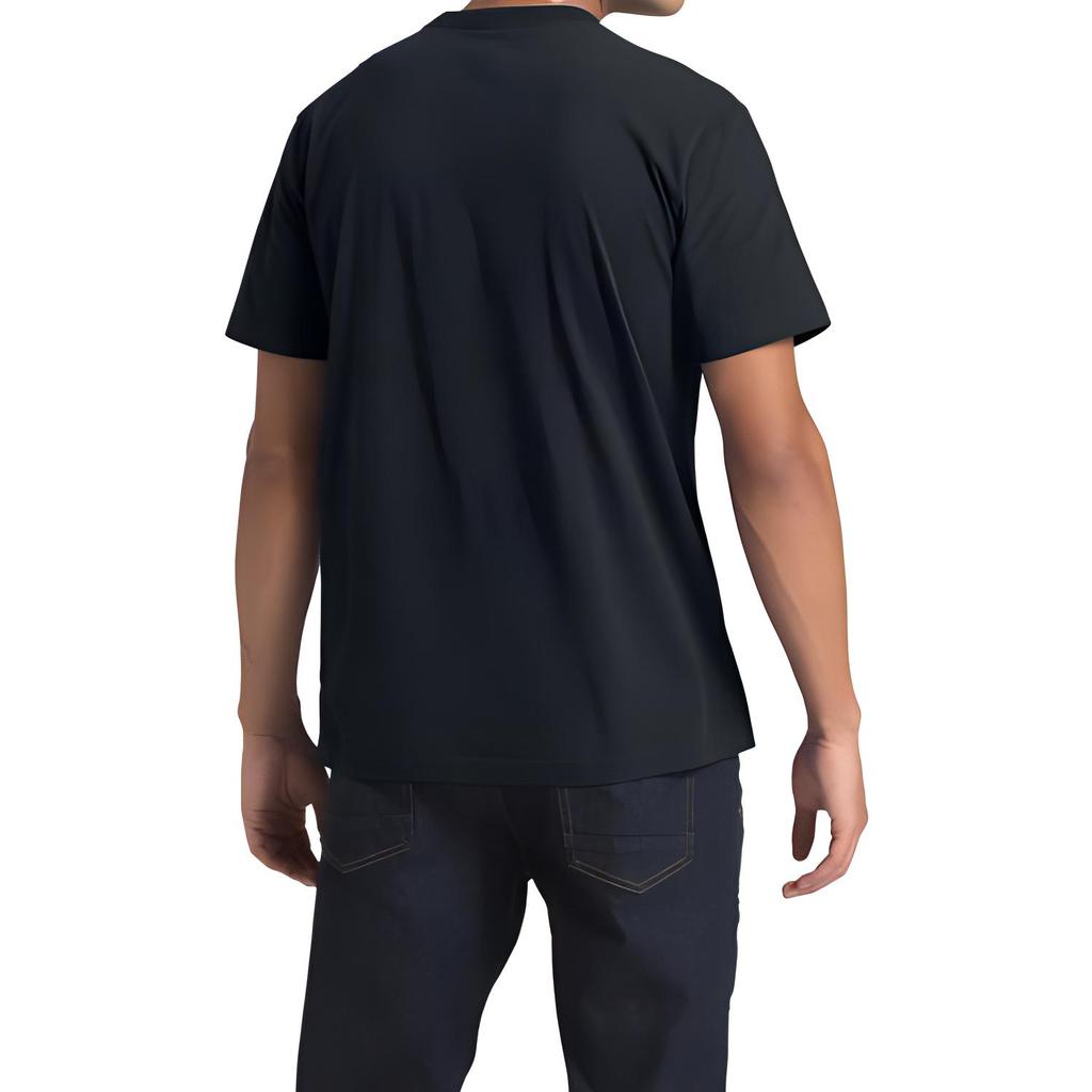 THE NORTH FACE T-Shirts Men's Black Crew Neck Moderate Straight Fit NF0A3X6UJK3