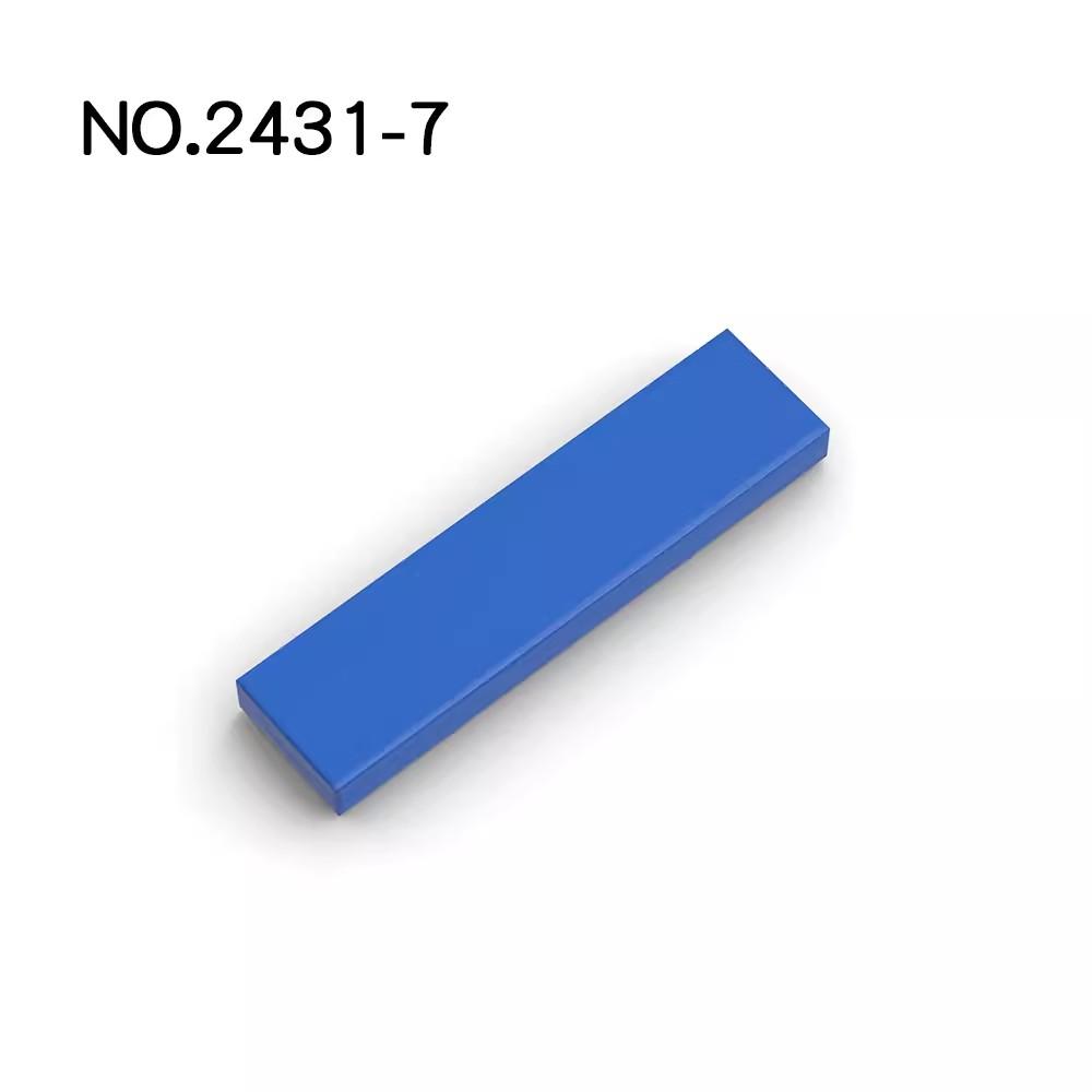 20 шт. Детали MOC 2431 Плитка 1x4 с пазом Совместимые кубики DIY Сборка Строительные блоки Частицы Детская головоломка Развивающая игрушка Подарок