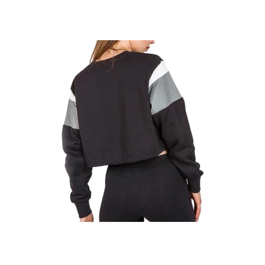 Nike Свитшот с длинным рукавом и принтом в американском стиле, женский, черный CJ2308-010