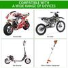 2-Stroke Carburetor Kit, Replacement For 4C 47Cc 49Cc 50Cc 52Cc Engines, Compatible With Tillers, Auger, Mini Pocket Bikes, ATVs, Quads; Includes