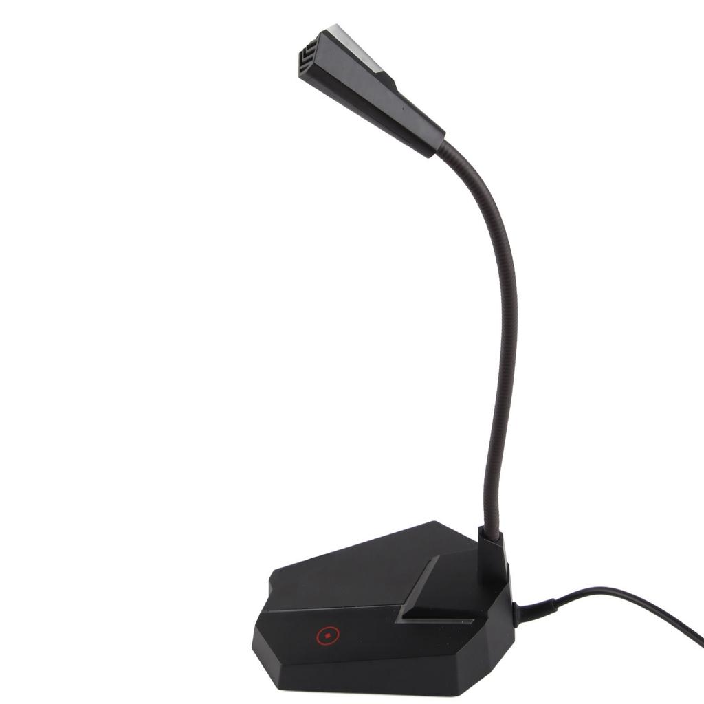 Computer Microphone Gooseneck USB Condenser Desktop Microphone with Cool RGB Lighting 360 Degree