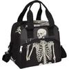 Смешная Сумка-ланч с Черепом, Сумка-тоут, Герметичная Сумка-холодильник, Термосумка для ланча с передним карманом, Водостойкая, Термосумки для ланча с плечевым ремнем для