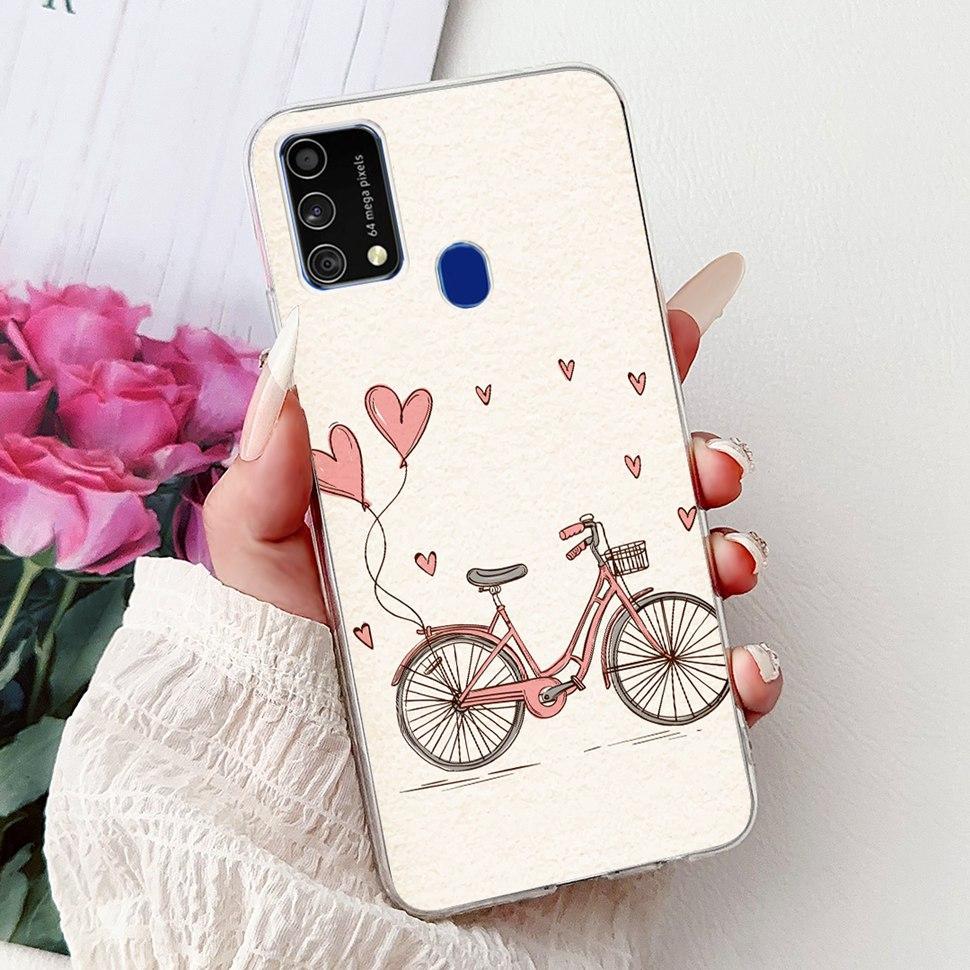 Cute Cat Caroon Cover For Samsung Galaxy A21s Case Soft Silicone Fundas Phone Cases For Samsung A 21s A21s SM-A217F Full Bumper