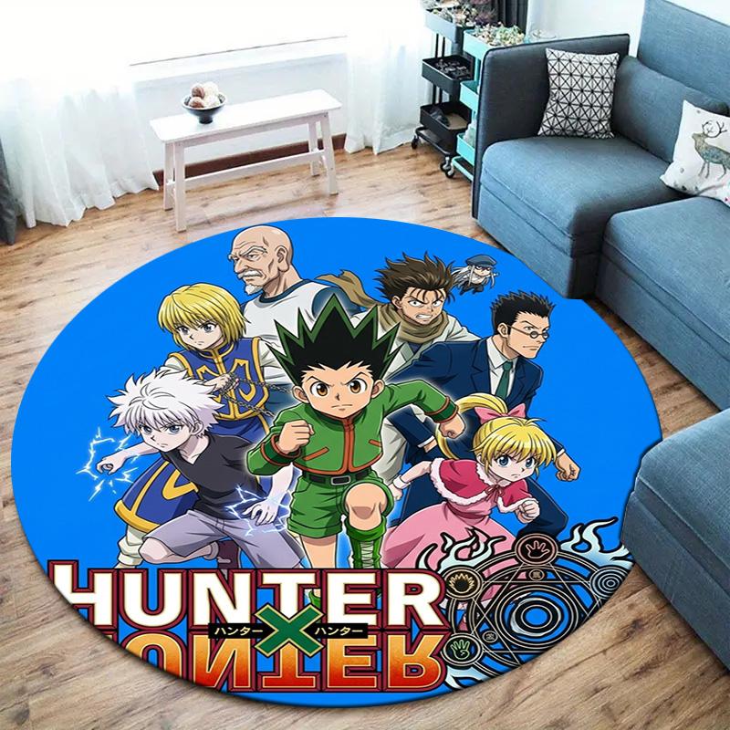 Ковер с круглым ворсом Hunter X Hunter Ковер для гостиной, спальни, дивана, игровой комнаты Декор Нескользящий коврик для пола