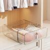 Drawer-type Full Transparent Household Single-compartment Underwear Storage Box Stacked Bra Storage Rack