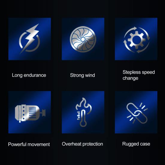 Турбовентилятор Высокоскоростной Канальный Вентилятор 1000 Вт Бесщеточный Двигатель Электрический Вентилятор