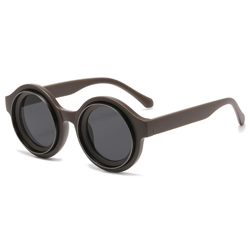 Hip Hop Round Sunglasses Retro UV400 Eyewear Fashion Punk Shades for Men