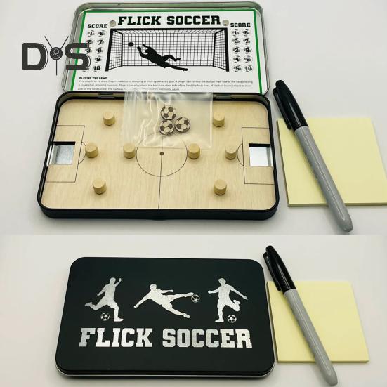 Дорожная деревянная настольная игра Бейсбол Регби Флик Футбол Игра в кости для нескольких игроков Интерактивная настольная игрушка Для детей Семейные игры для вечеринок Ночью