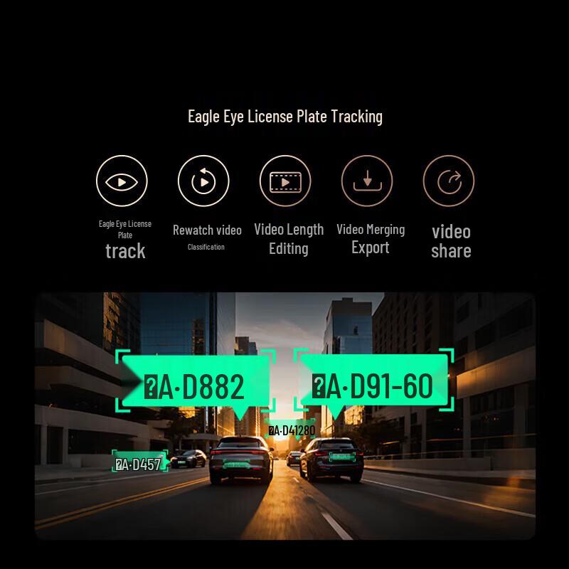 360 K380 Истинный 4K Видеорегистратор (Китайская версия)