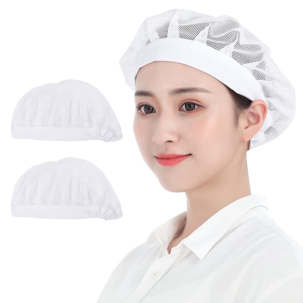 OTAKUMARKET Сет сетчатых санитарных шапочек для школы, санитарных кухонь, приготовления пищи в ресторане, подходит для мужчин и женщин, сетчатые, коммерческие и унисекс