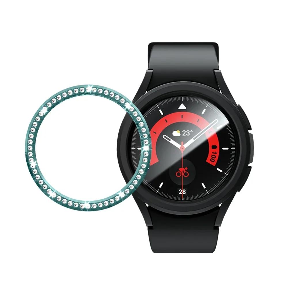 Алмазный Безель для Samsung Galaxy Watch 6 43мм 47мм Алмазное Украшение Защитная Накладка для Galaxy Watch6