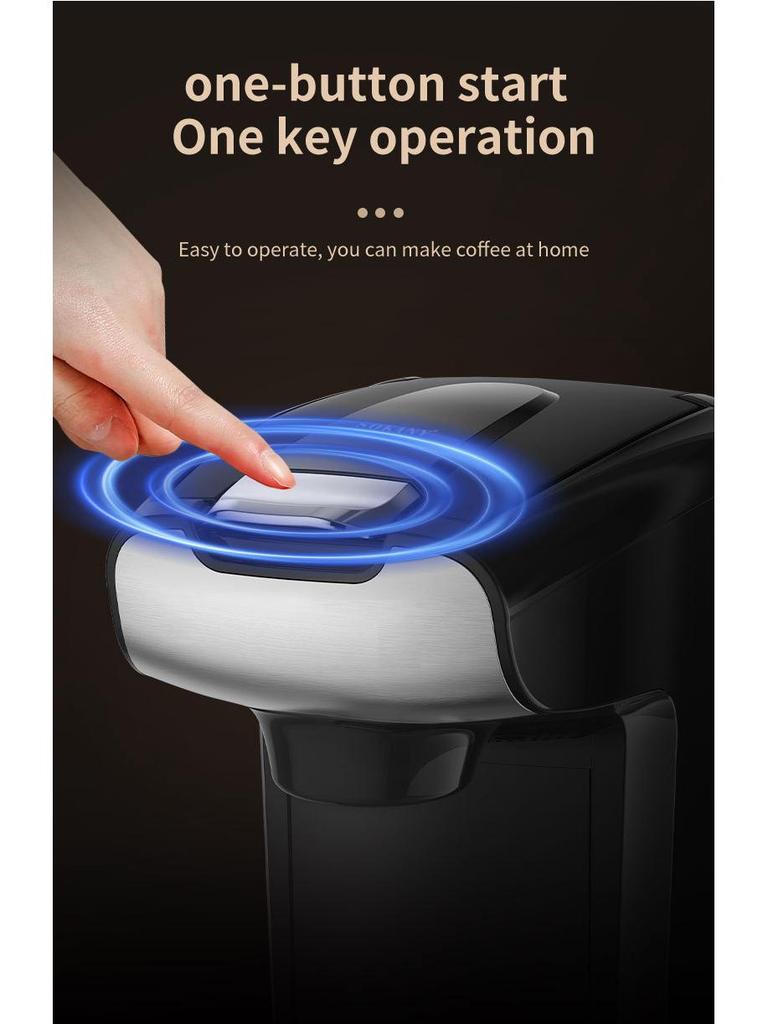 Электрическая капсульная кофеварка эспрессо и капельная кофеварка на одну порцию, 300 мл