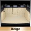 Custom Car Trunk Mat For BORGWARD BX7 6-Seat 7-Seat 2016 2017 2018 Interior Accessories Carpet Luxury Durable Leather Carpet
