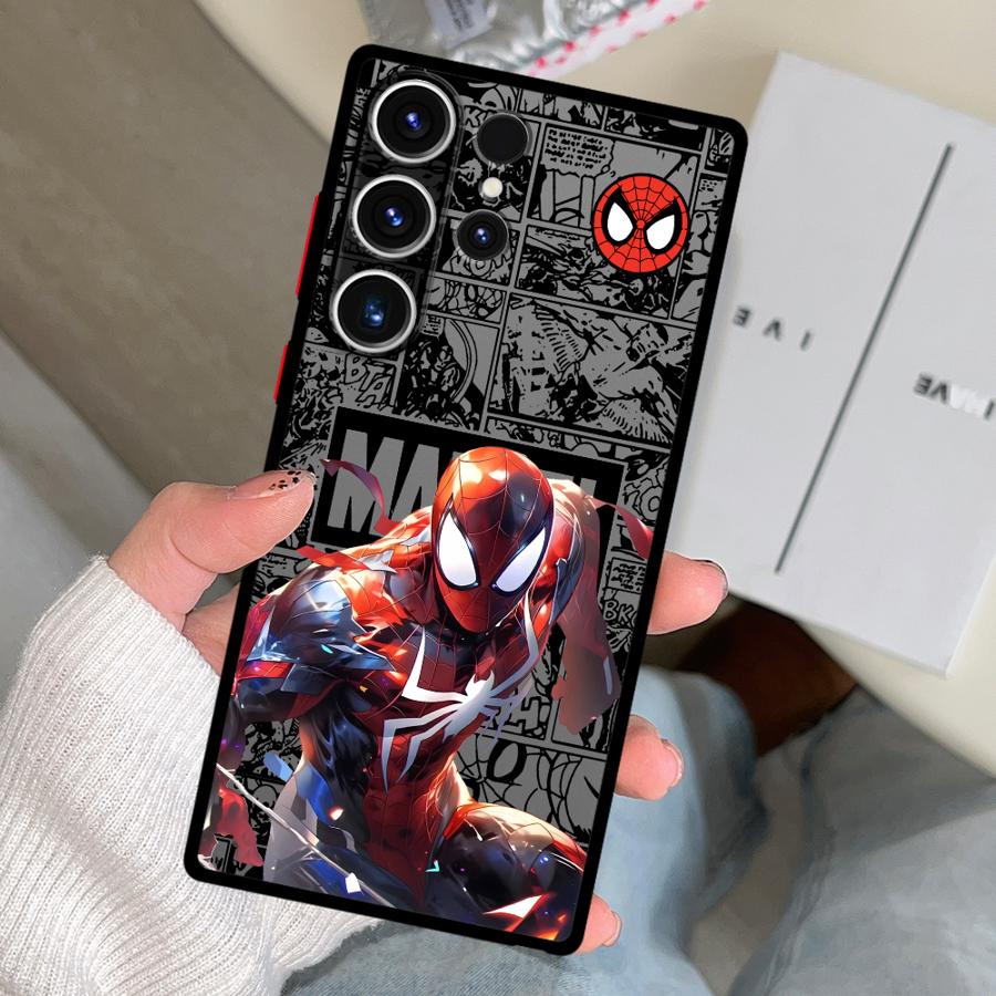 Marvel Дэдпул Человек-паук Funda Чехол для телефона для Samsung Galaxy S26 S25 Ultra S20 S24 Plus S22 Note 20 10+ S21 S23 FE