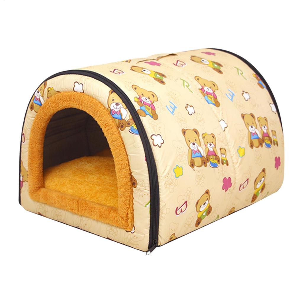 Waterproof dog kennel Cozy Small pet house Weatherproof Cat Dog Cave Dogs Enclosed House Warm Dog House Soft Pet Bed Tent