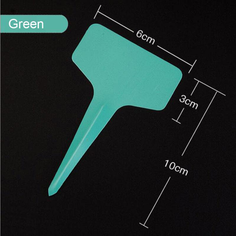 6x10 см белые желтые садовые растения T маркеры водонепроницаемые знаки колышки бирки пластиковые этикетки цветочные знаки горшки пластиковые письменные принадлежности для садоводства
