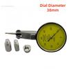 CNC 2046S Lever Table Dial Indicator 0-0.8mm 0.01mm Gauge Scale Dovetail Rails Indicator Measuring Tool 513-404