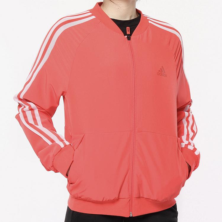 adidas Спортивная куртка-бомбер W Ярко-красная Женская EI8964