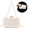 Womens Chain Strap Crossbody Bag Elegant Evening Bag Handbag Retro Banquet Bag Clutch Purse Shoulder Bag for Party less