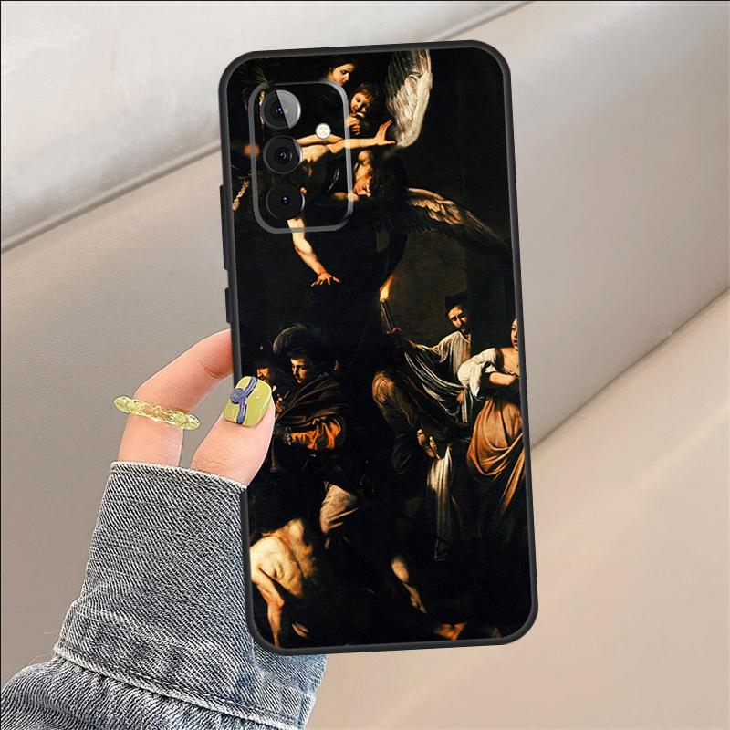 Чехол для телефона Caravaggio Paintings для Samsung Galaxy A35 A15 A55 A53 A33 A13 A36 A56 A26 A16 A22 A32 A52 A54 A34 A05 A06