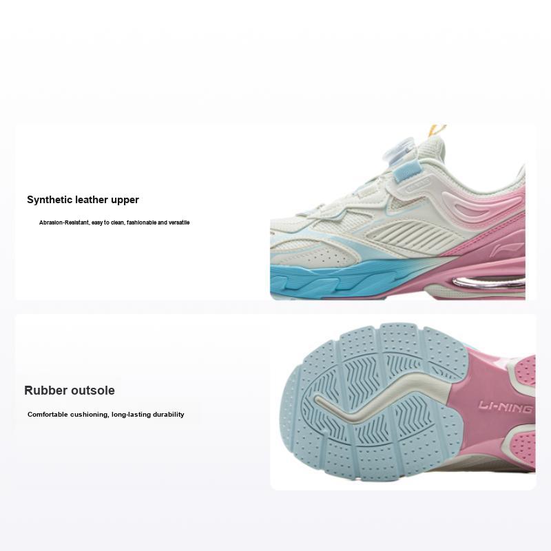 Li Ning Детская спортивная серия лайфстайл Модные Универсальные Удобные Амортизация Отскок Поддержка Повседневная обувь Детская повседневная обувь YKCV002-2