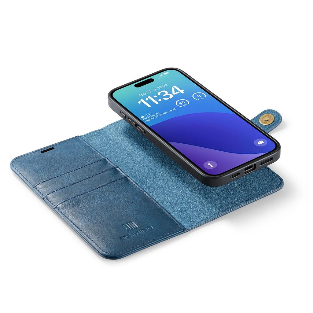 2 в 1 Съемный слот для карт Кошелек Кожаный чехол-книга Для iPhone 16 Pro Max 15 Plus 13 12 11 Флип-чехол-книга Карман Магнитная крышка