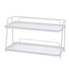 2 Tier Bathroom Countertop Organizer Counter Standing Rack Cosmetic Holder Storage Shelf Cosmetic