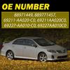 Для Toyota Camry Corolla RAV4 1G3 Серый Передняя Задняя Левая/Правая Наружная Ручка Двери 2шт