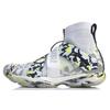 Li Ning Ranger 4 Тканевые Нескользящие Поддержка Нескользящие Поддержка Высокие Бадминтонные Кроссовки Женские Белые AYAP008-4