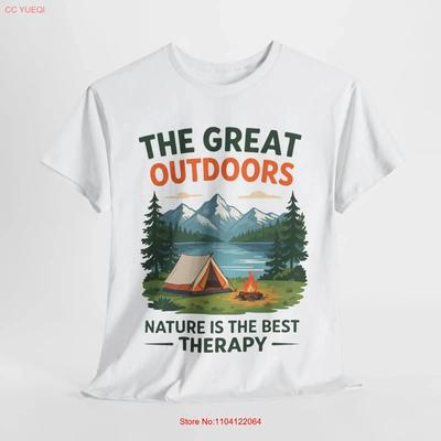 Nature T Shirt Hiking Camping Outdoor Explorer Adventure Vintage Stylish Slightly Homme Unisex Comfortable Streetwear
