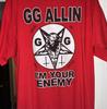 Винтажная унисекс футболка GG Allin I'm Your Enemy для взрослых S-5XL AN077