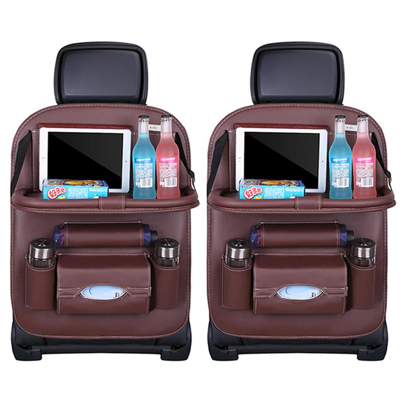 1/2 шт. Органайзер для спинки автомобильного сиденья, складной столик, поднос, дорожная сумка для хранения, органайзер для автомобильного сиденья, хранение автомобильных аксессуаров, интерьер