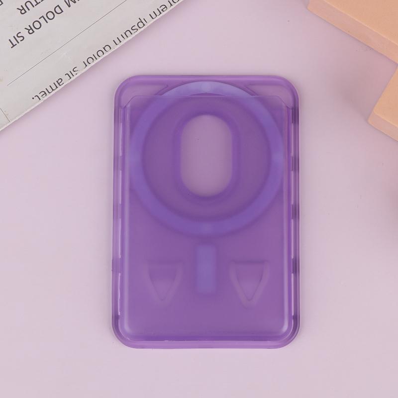 Для Magsafe Кошелек-картхолдер с ремешком Прозрачный магнитный чехол-кошелек Аксессуары Magsafe Магнитные картхолдеры