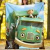 Trash Truck Printed Throw Blanket—soft,warm;versatile Blanket for All Seasons—perfect As &air-conditioning Throw,nap Blanket