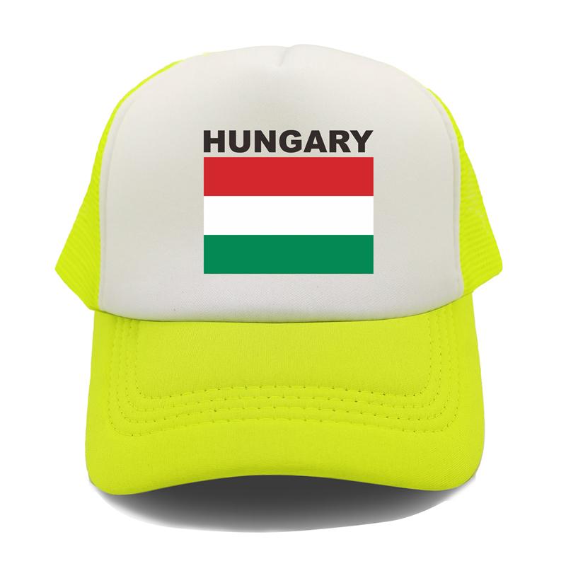 Венгерская кепка дальнобойщика, летняя унисекс, крутая шляпа с флагом страны, бейсболки, унисекс, уличные сетчатые кепки