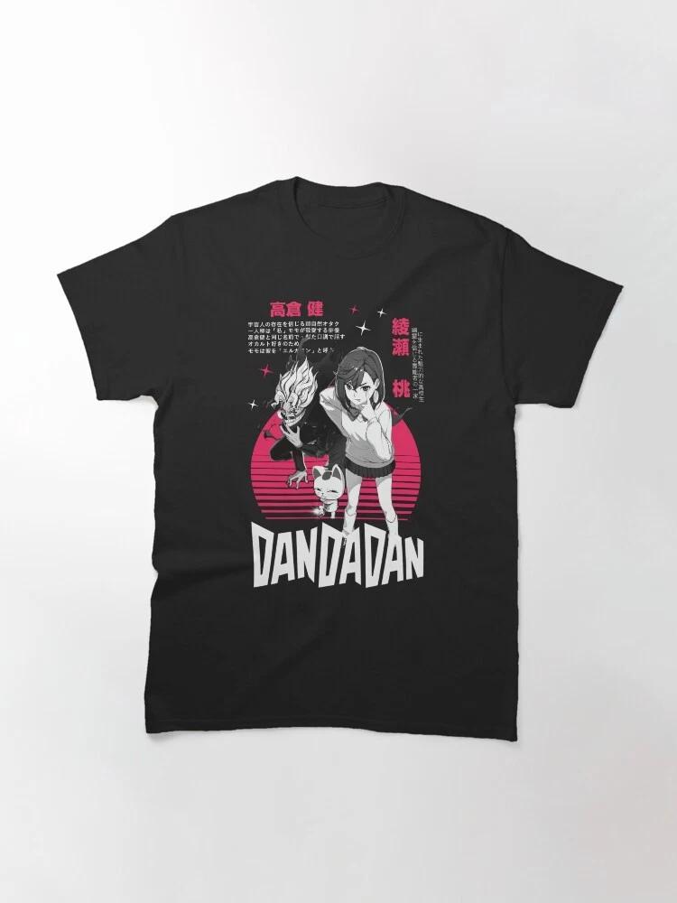 Anime Chainsaw Man Dandadan Full Team Cute T Shirt Unisex Style