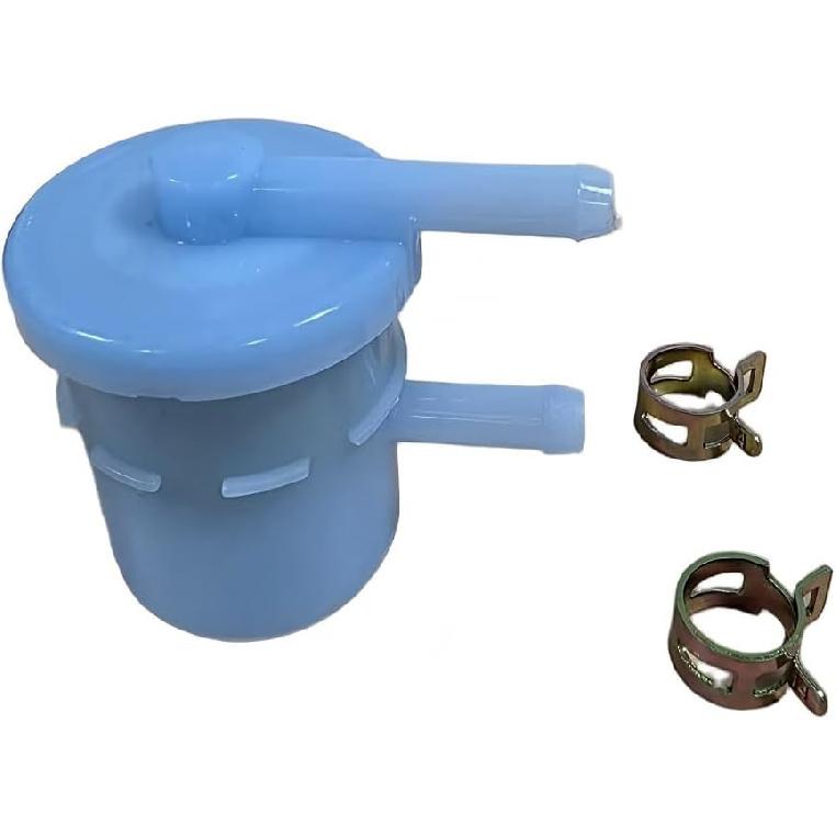 Inline Fuel Filter With Clamp 5032323 5030702 0765573 Fits 4 Stroke Johnson Evinrude OMC and Suzuki Outboard Engines 25-140HP 10-Micron