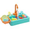 Analog Electric Dishwasher Sink Children's Role Playing Kitchen Set Toys Kids Toy Pretend Play Accessory [jkw]