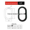 Скоба lifting bow Shenli с черным крюком и двойным кольцом