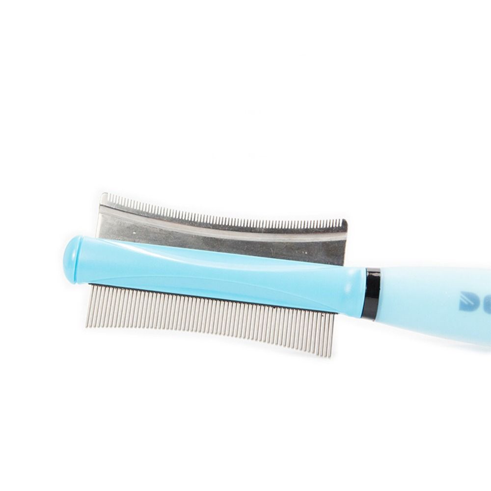 Silicone Double-Sided Cat Grooming Tool Double-Sided Cat Deshedding Brush Grooming