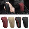 Кожаный чехол на ручку переключения передач Универсальная посадка Дышащий протектор переключателя Защита ручки переключения передач для интерьера автомобиля
